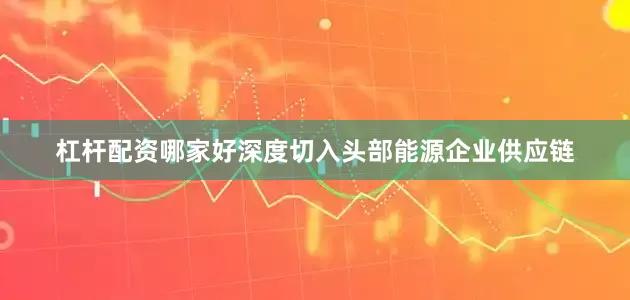 杠杆配资哪家好深度切入头部能源企业供应链