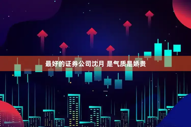 最好的证券公司沈月 是气质是娇贵